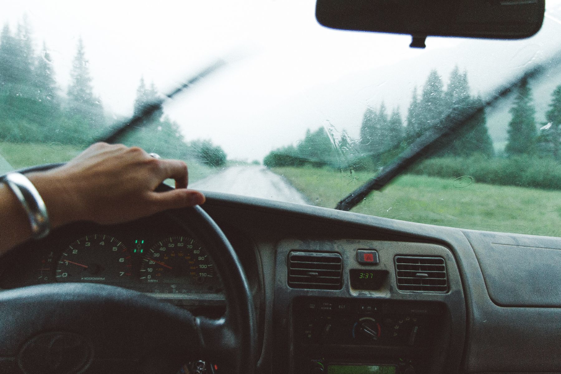 driving in the rain