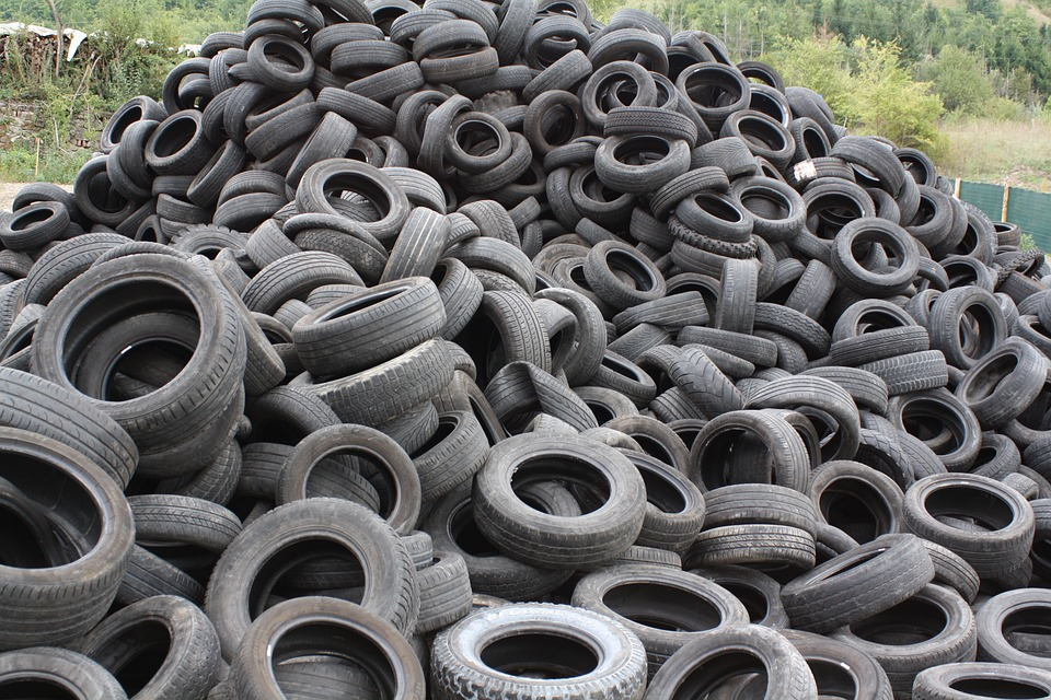 pile of tires